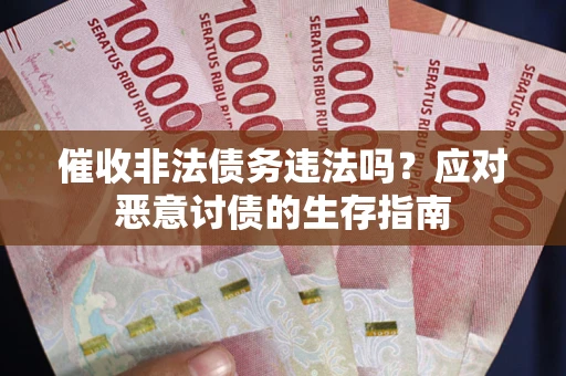 济南催收非法债务违法吗？应对恶意讨债的生存指南