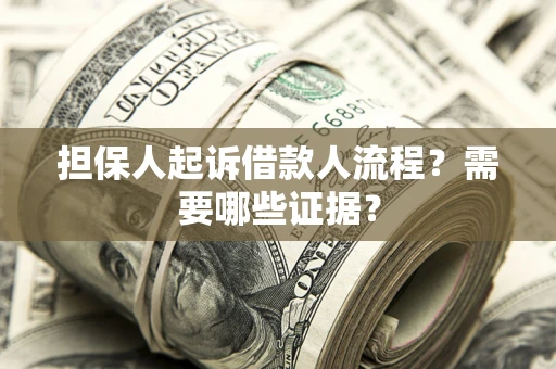 济南担保人起诉借款人流程？需要哪些证据？