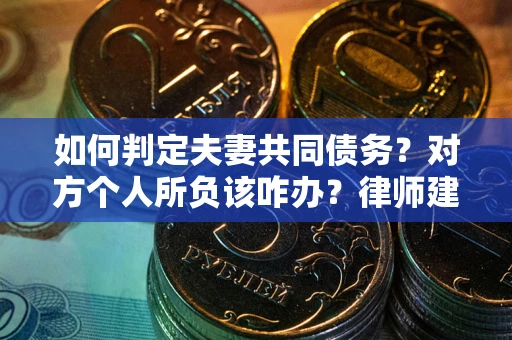 济南如何判定夫妻共同债务？对方个人所负该咋办？律师建议