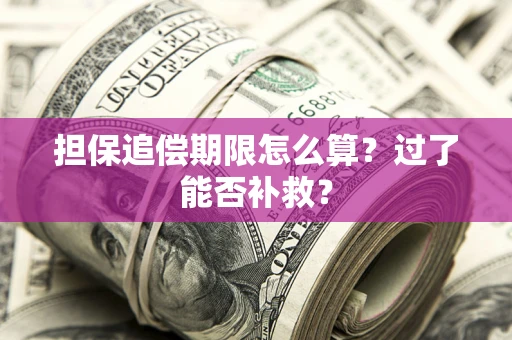 济南担保追偿期限怎么算？过了能否补救？